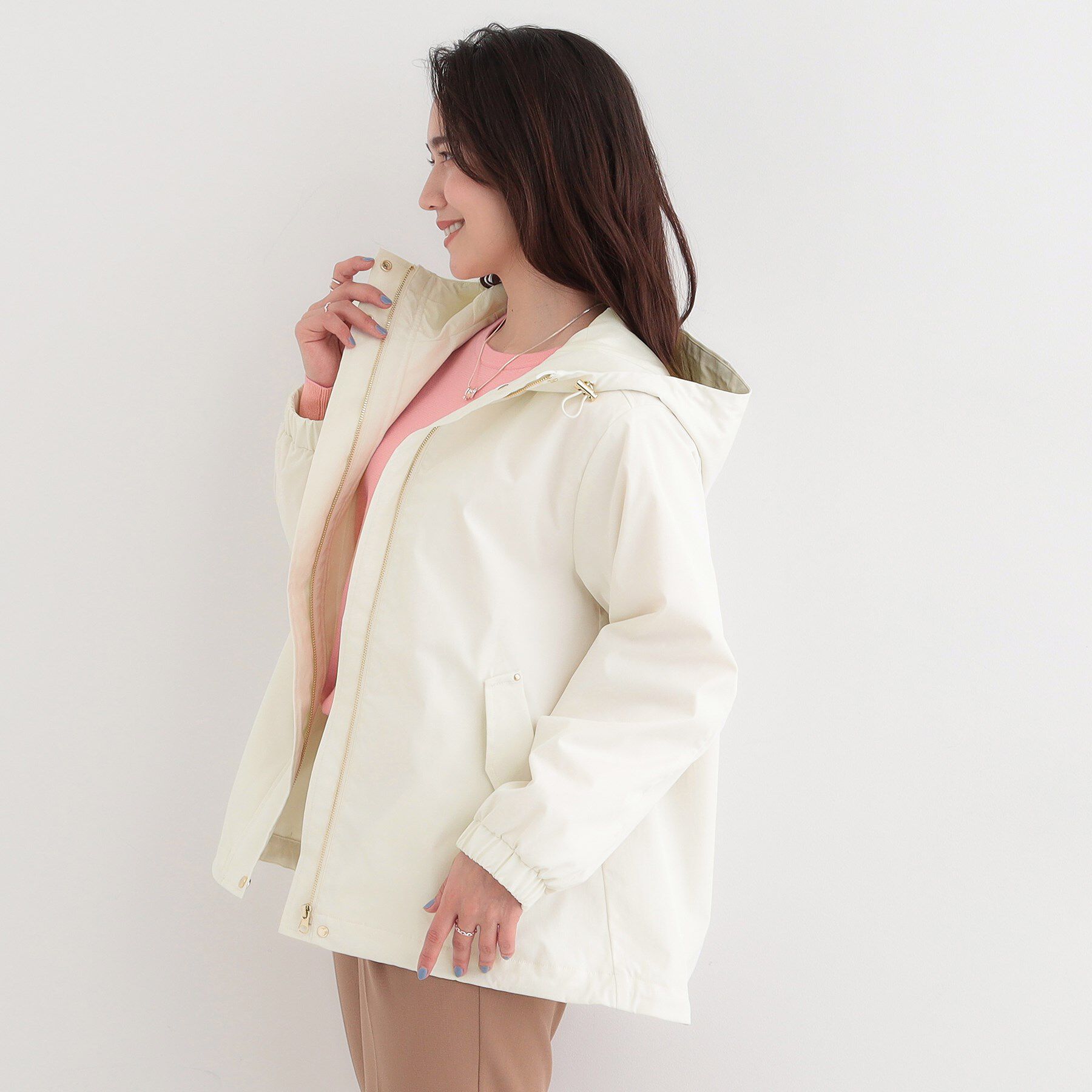 SHOO･LA･RUE「【防花粉/SS-3L】かわいいもかっこいいも叶える 欲張りマウンテンパーカ」|ブルゾン・スタジャン|