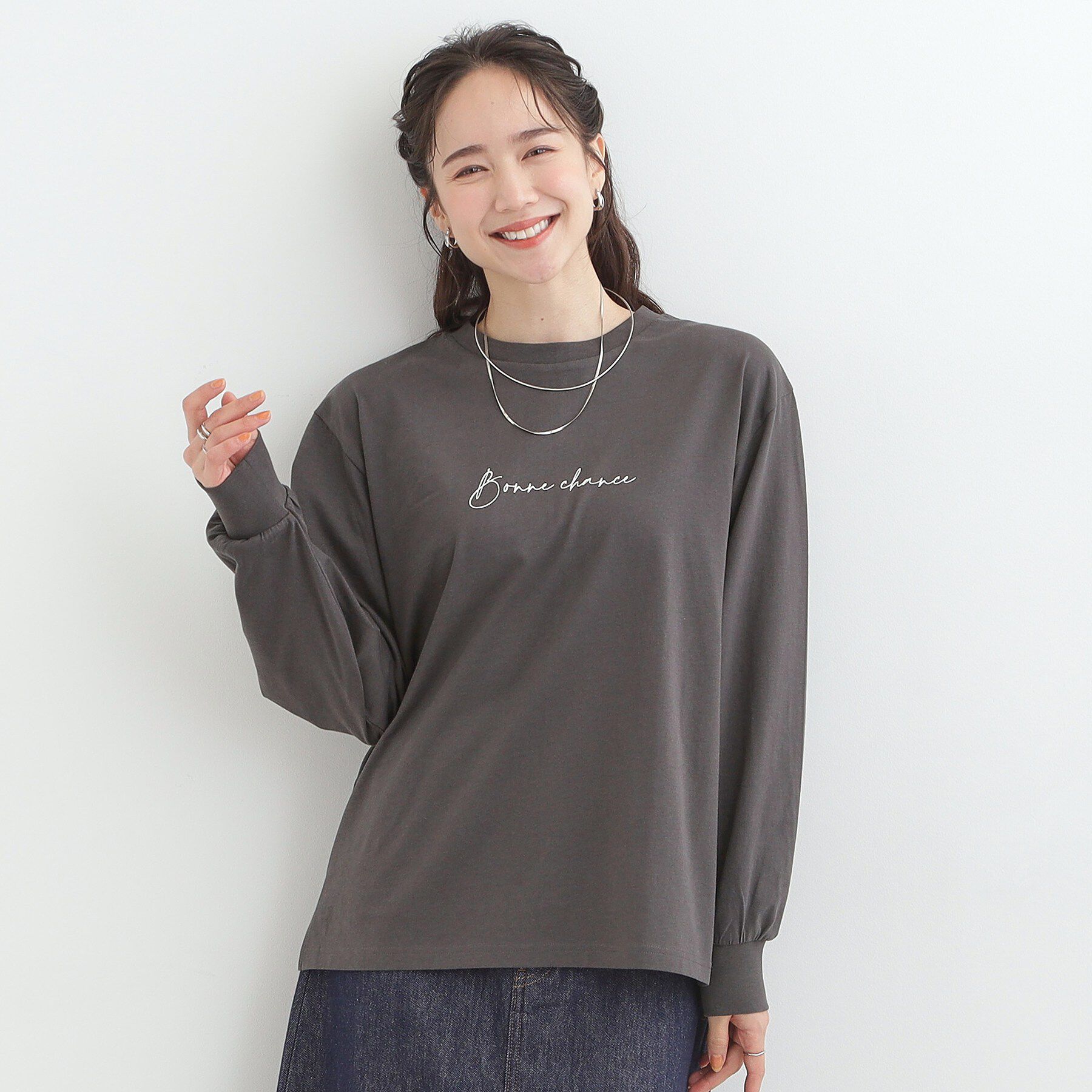 SHOO･LA･RUE「【綿100％/S-LL/プチプラ】選べる3柄 プリントアソートロンT」|Tシャツ・カットソー|