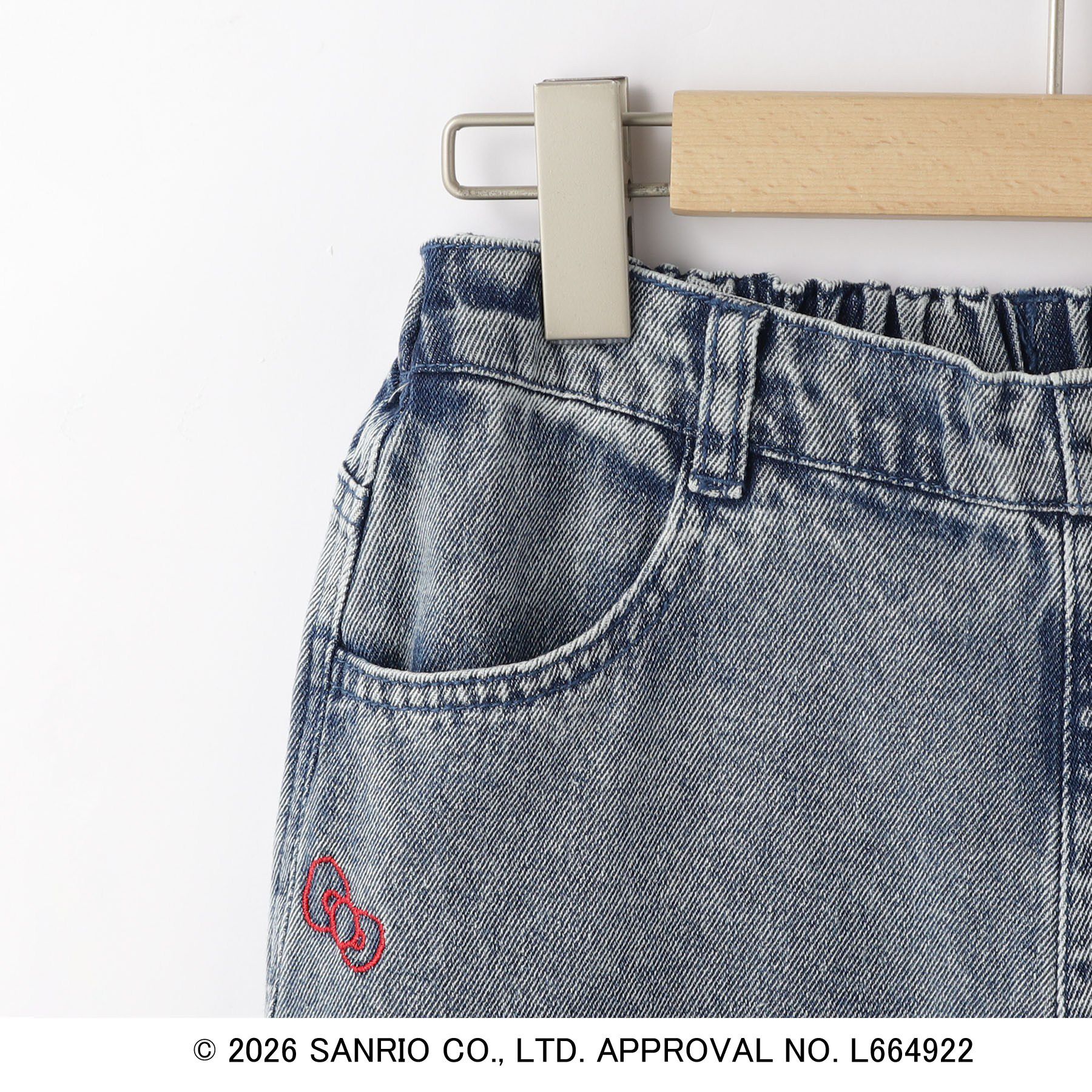 SHOO･LA･RUE「【サンリオキャラクターズ】ハローキティ刺繍デニム」|その他|