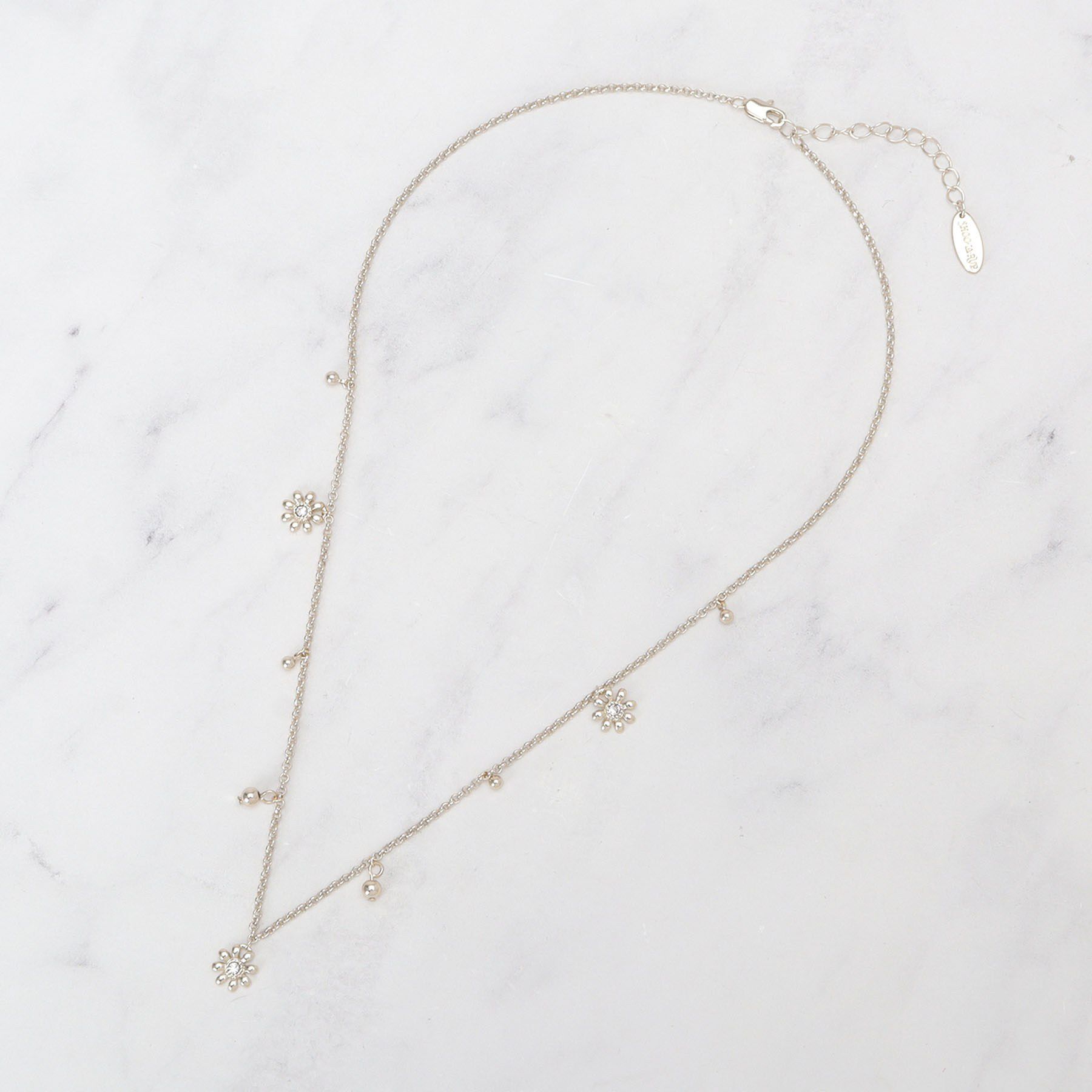 SHOO･LA･RUE「ミニデイジー飛ばしネックレス」|ネックレス|ゴールド(007)