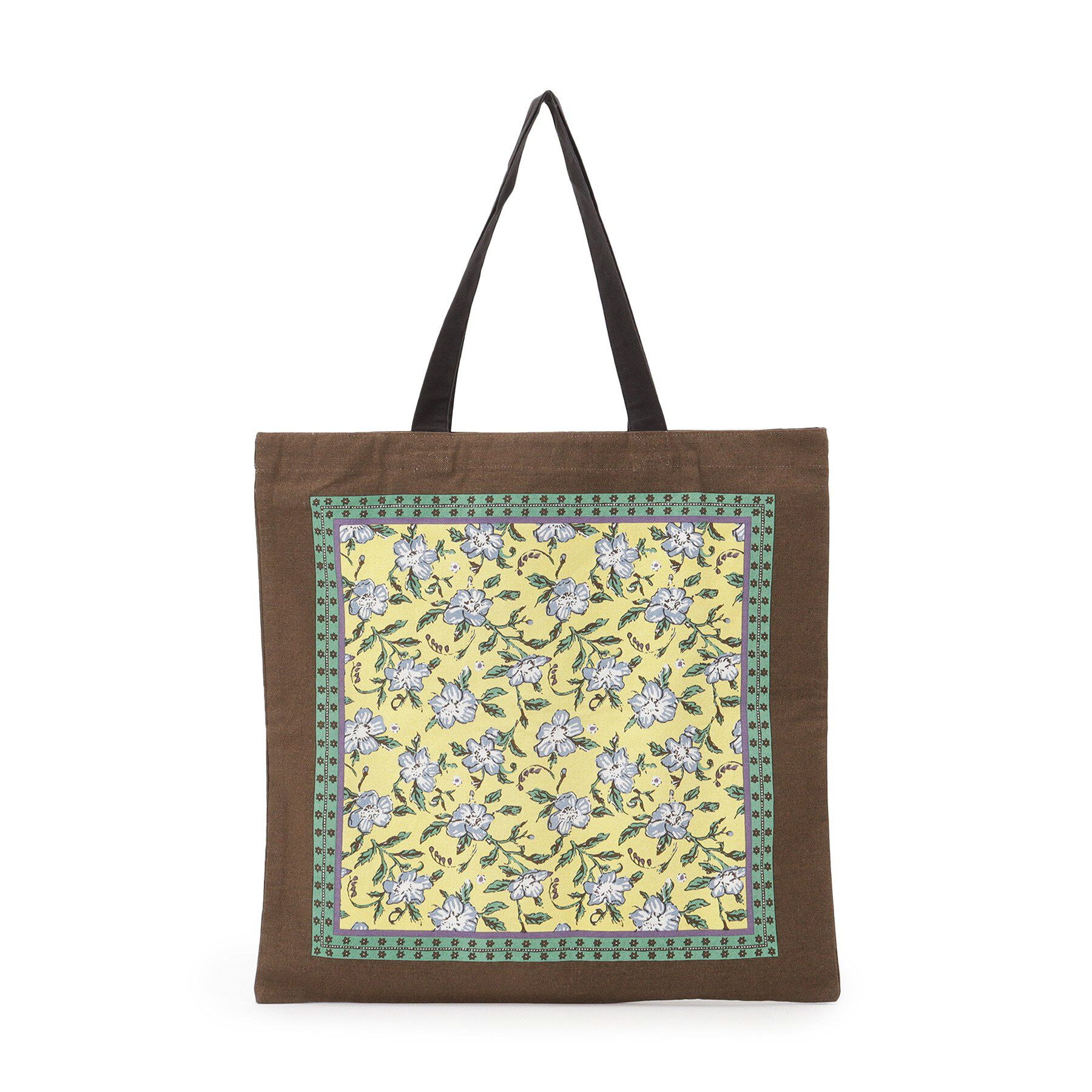 SHOO･LA･RUE「【インド製】スクエアファスナートートバッグ」|トートバッグ|