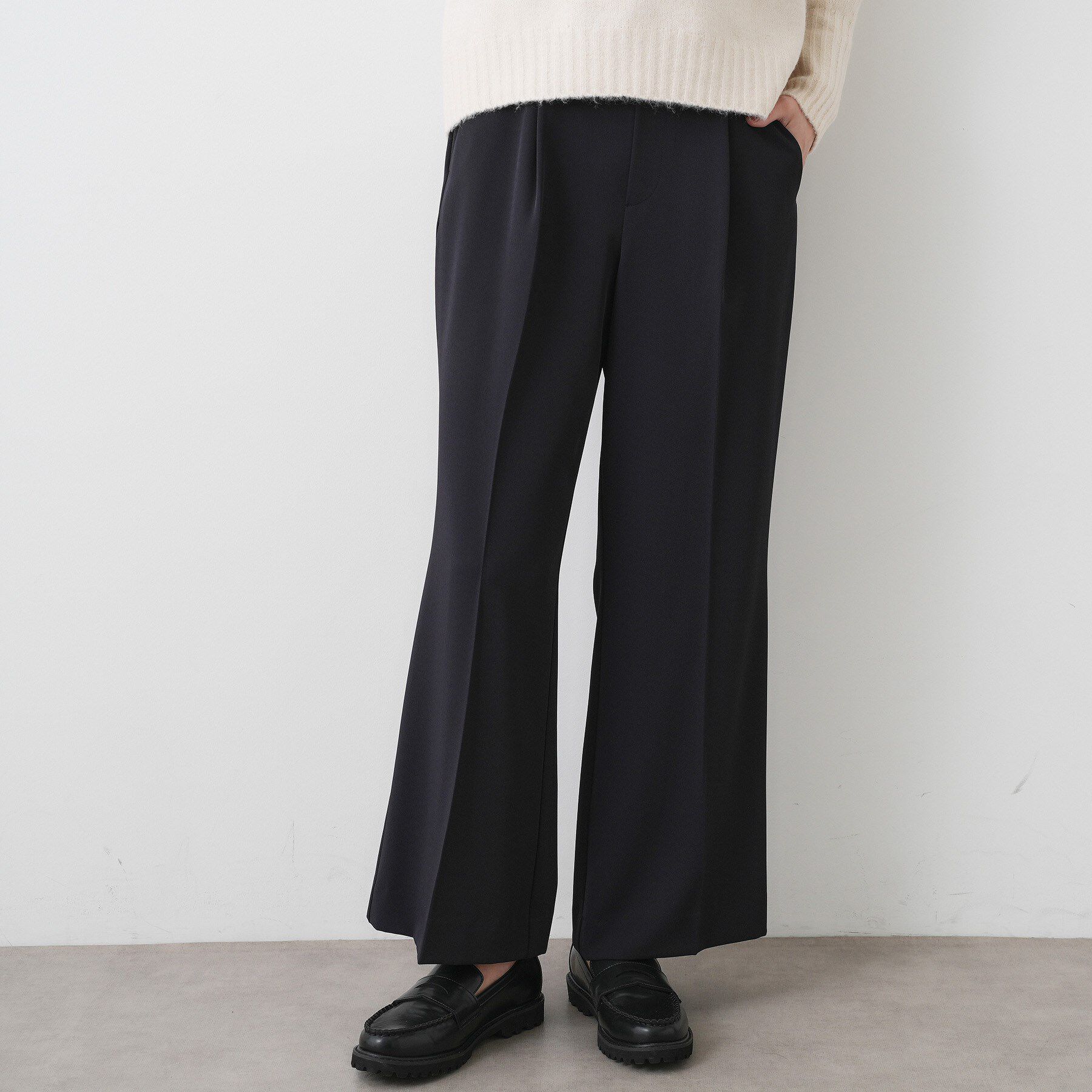Dessin「【入卒/セレモニー/セットアップ可能】フレアシルエットパンツ」|その他|ネイビー(094)