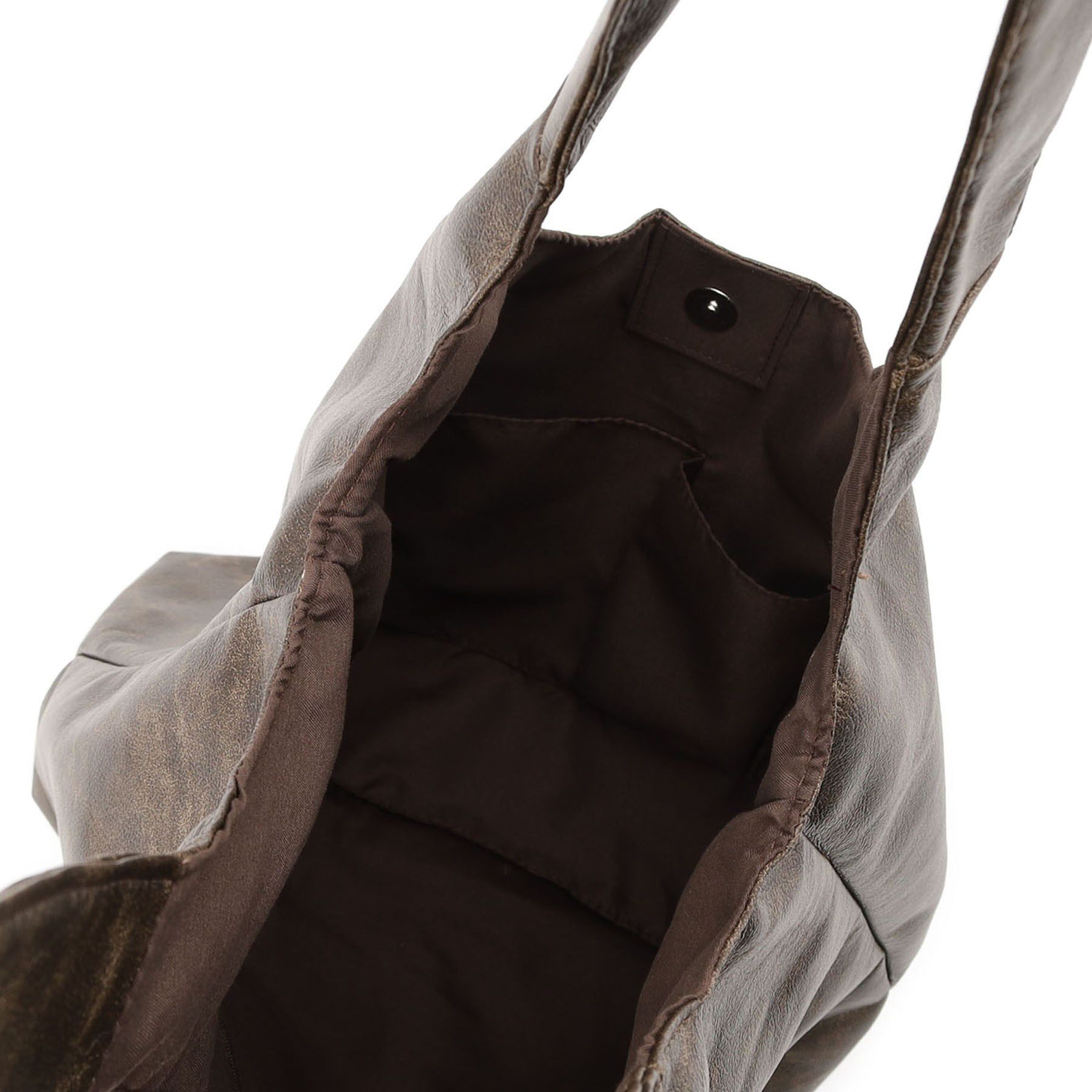 ITS&rsquo;DEMO「【A4対応】ヴィンテージ合皮ラウンドトート」|トートバッグ|