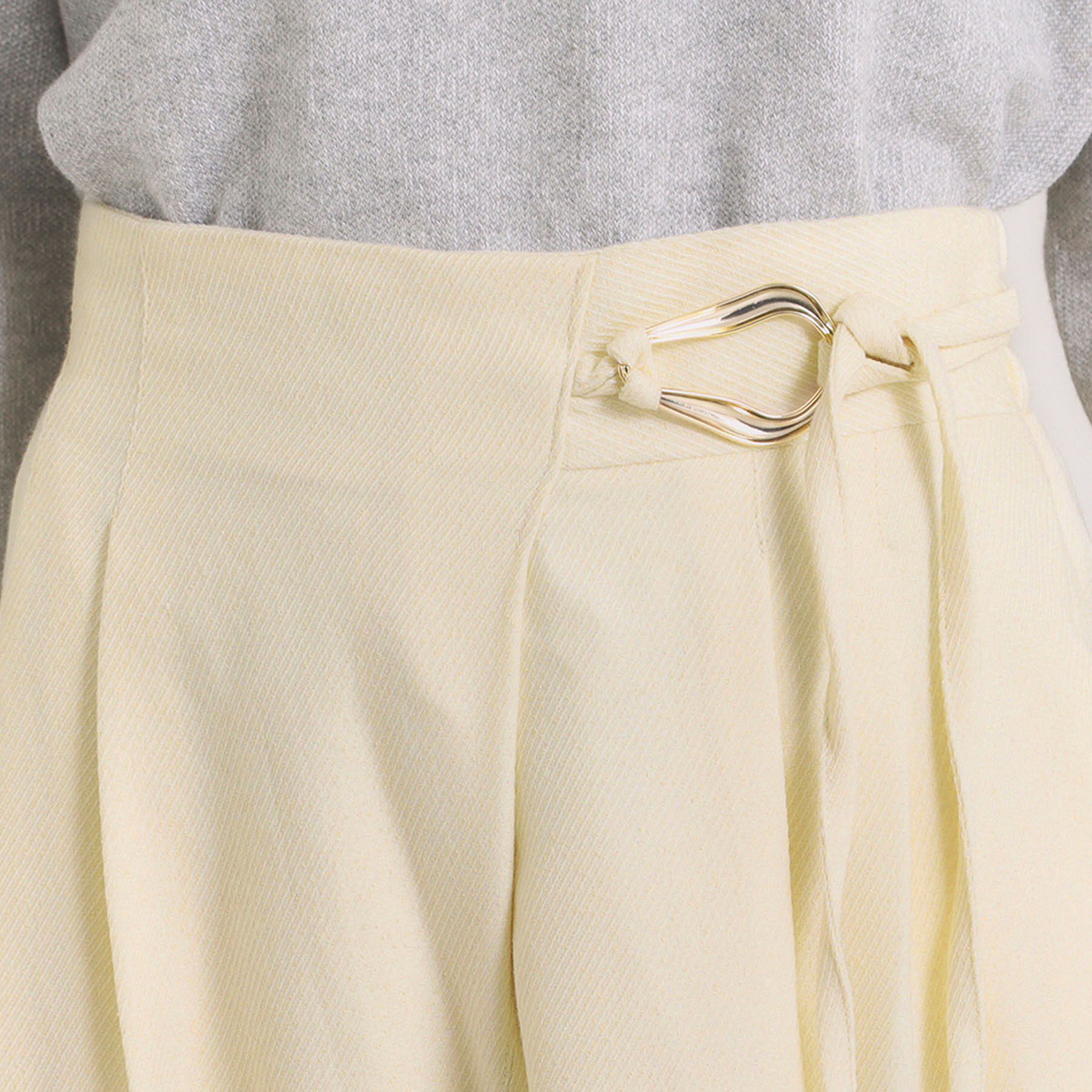 ITS&rsquo;DEMO「【手洗い可／ウエストゴム】ループベルトワイドパンツ」|その他|