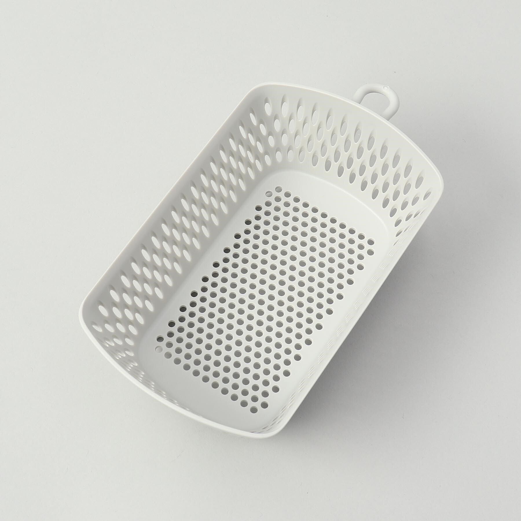 212 KITCHEN STORE「フタ付き チリトリ ザルボウル カク BK」|食器・キッチングッズ|