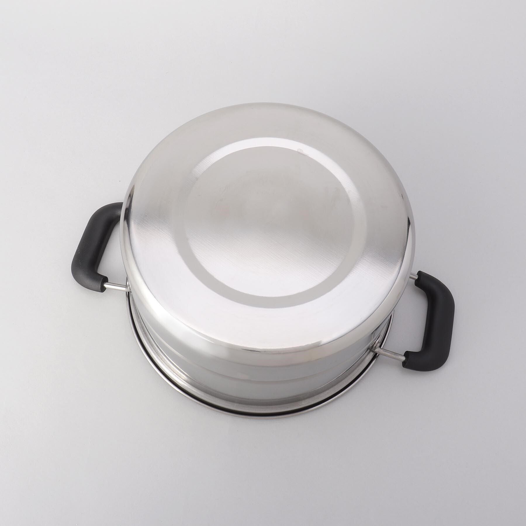 212 KITCHEN STORE「蒸し処 ステンレス製ガラス蓋付深型鍋22cm(目皿付)」|食器・キッチングッズ|