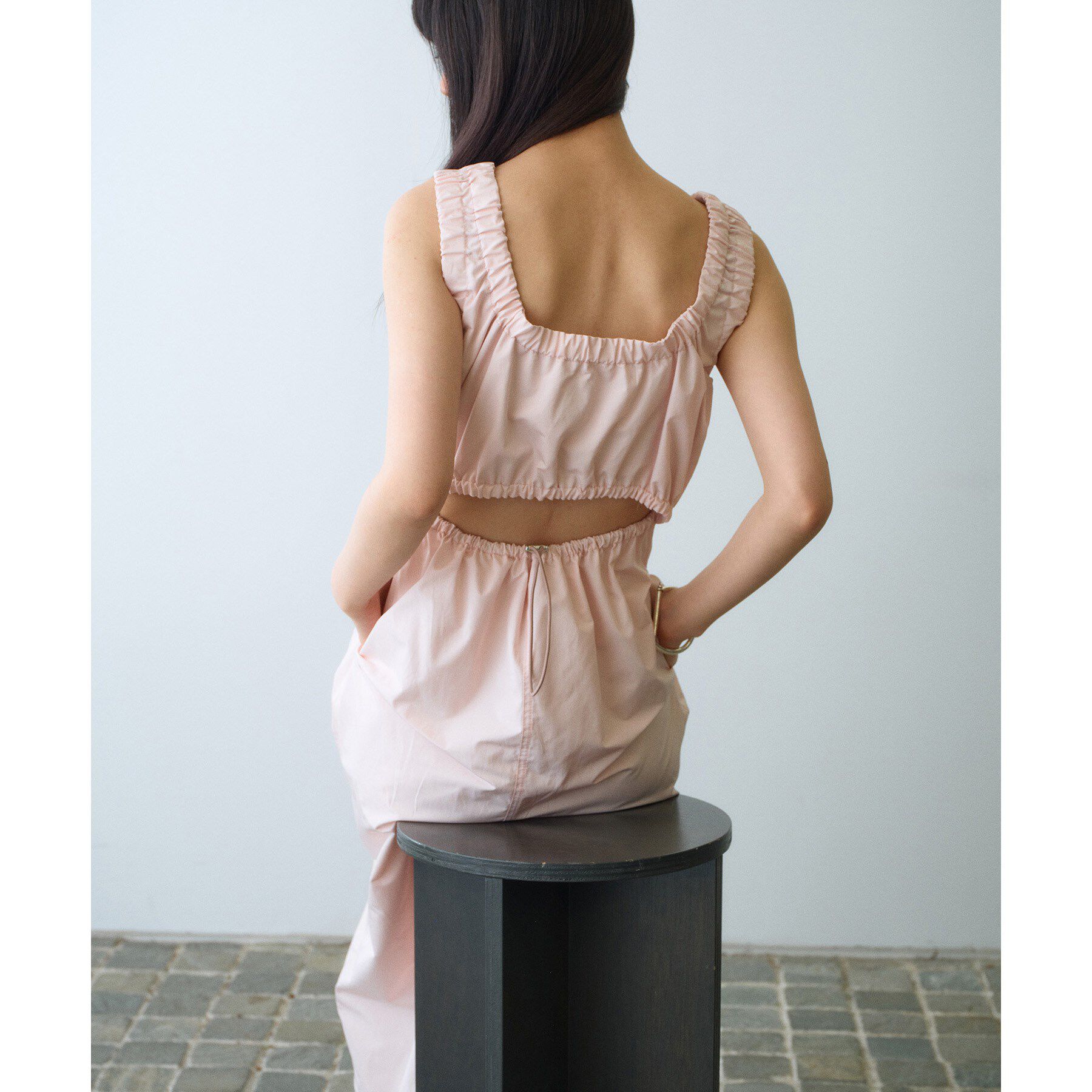 CODE A「sporty gathered dress」|ワンピース|