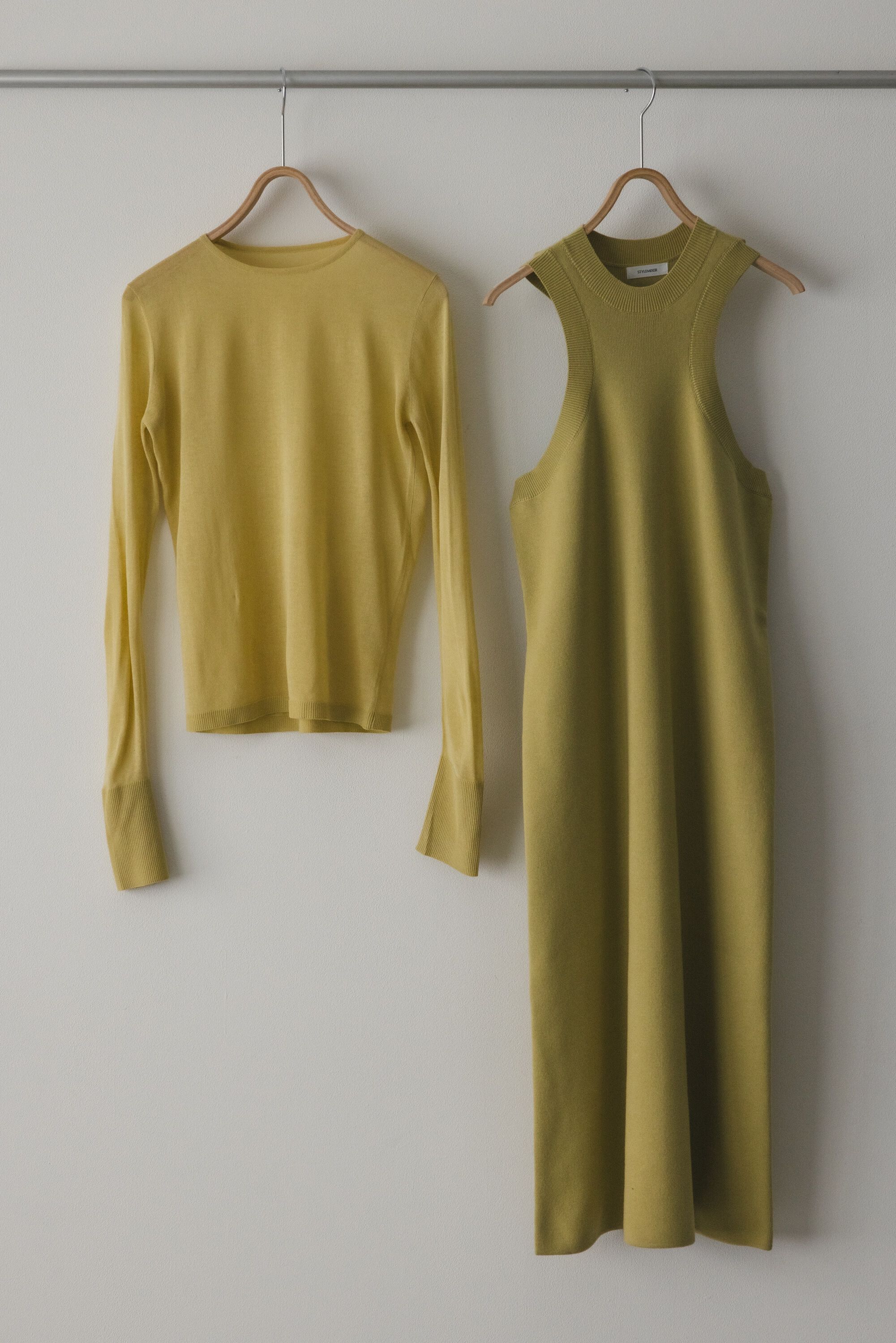 STYLEMIXER「2ピースアメスリニットシアーワンピース」|ワンピース|