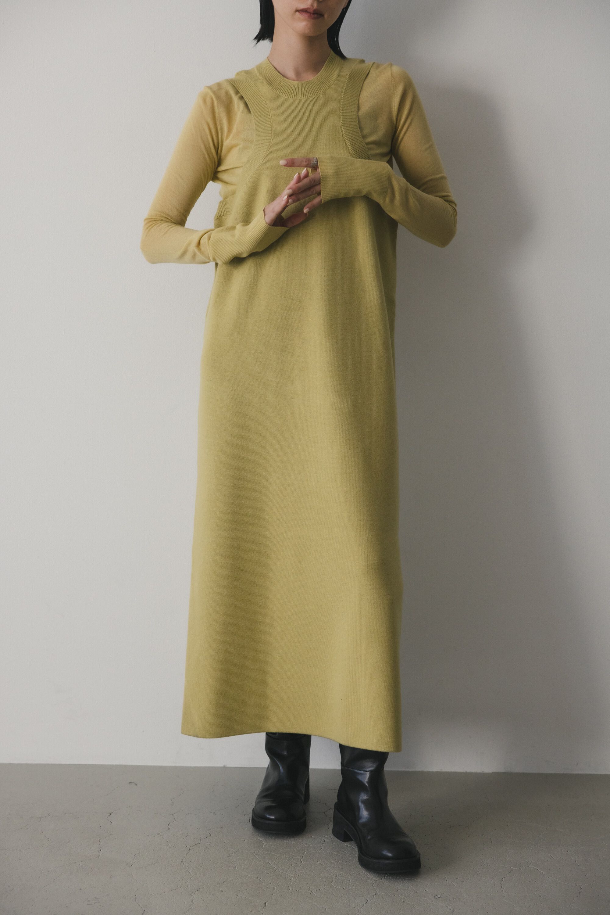 STYLEMIXER「2ピースアメスリニットシアーワンピース」|ワンピース|