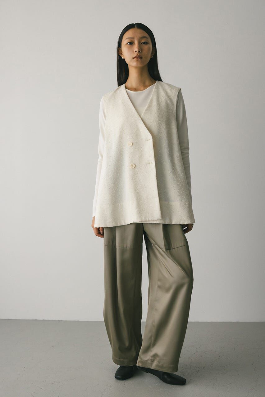 STYLEMIXER「ネップフレアベスト」|ダウンベスト・ベスト|