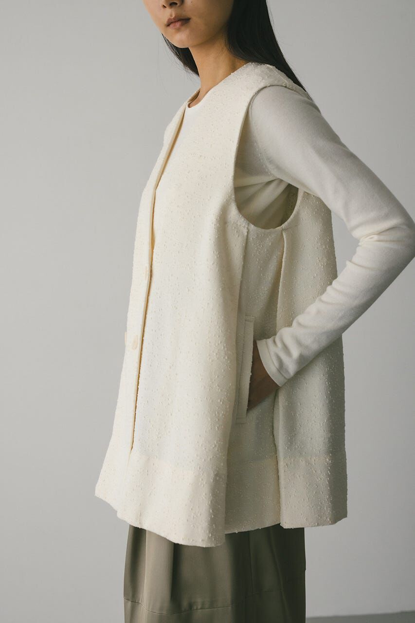 STYLEMIXER「ネップフレアベスト」|ダウンベスト・ベスト|