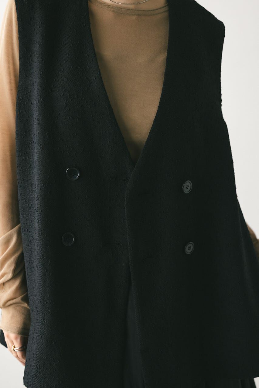 STYLEMIXER「ネップフレアベスト」|ダウンベスト・ベスト|