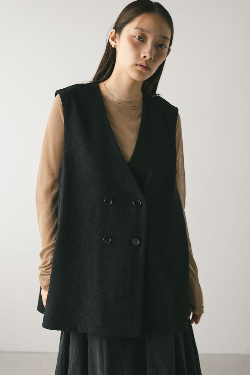 STYLEMIXER「ネップフレアベスト」|ダウンベスト・ベスト|