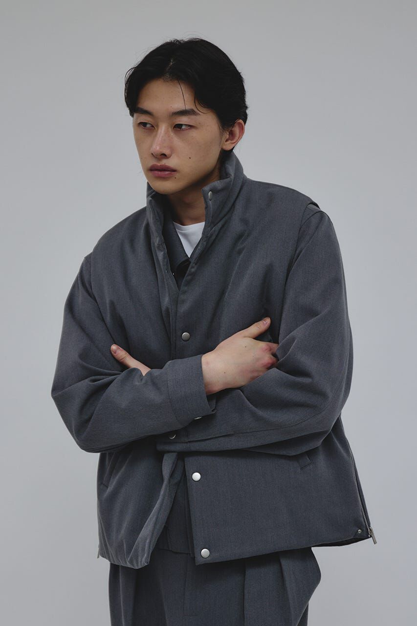 STYLEMIXER「サイドジップパッファーベスト」|ダウンベスト・ベスト|