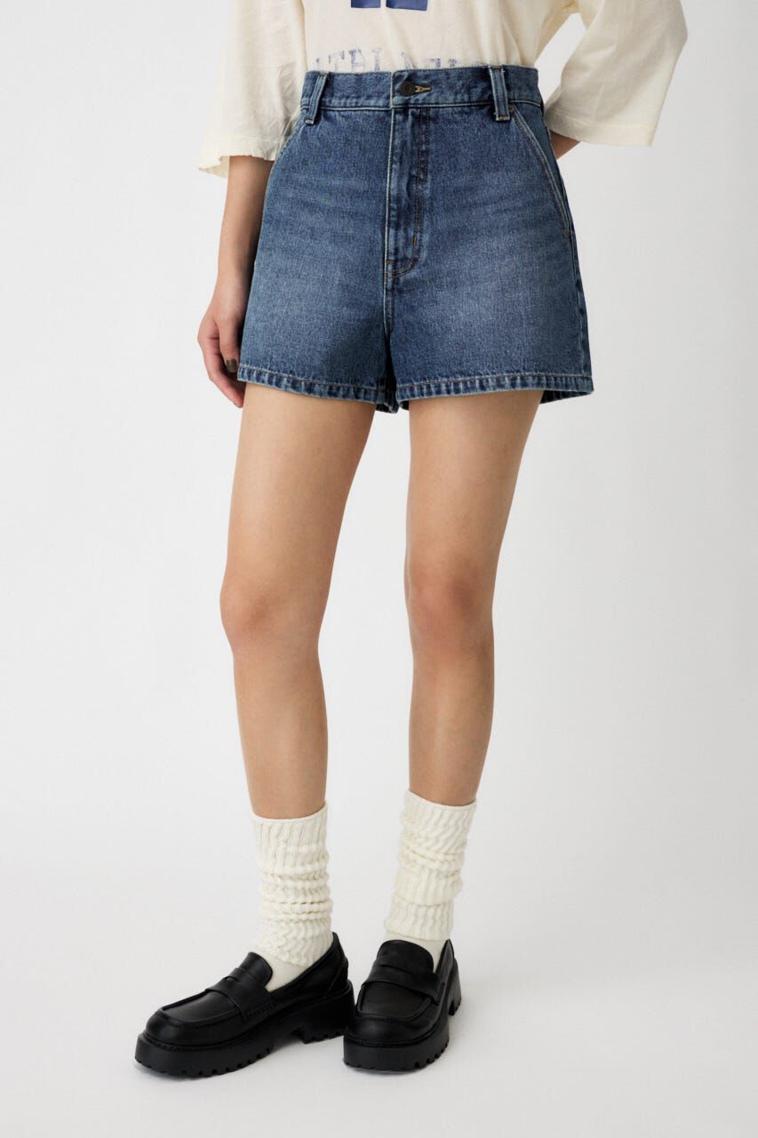 MOUSSY「MICRO DENIM ショーツ」|デニム|BLU