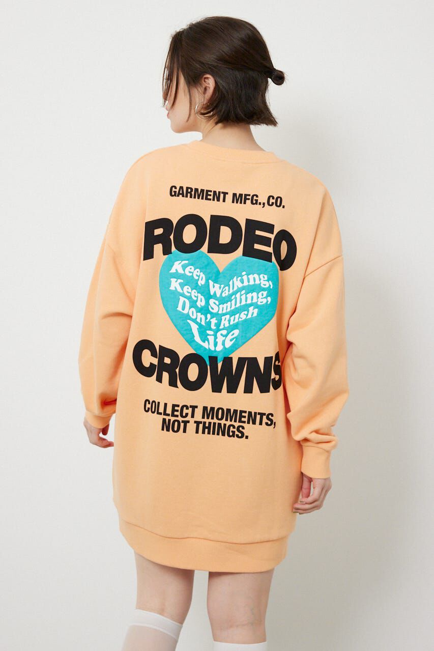RODEO CROWNS「バックハートロゴワンピース」|ワンピース|L/ORG1