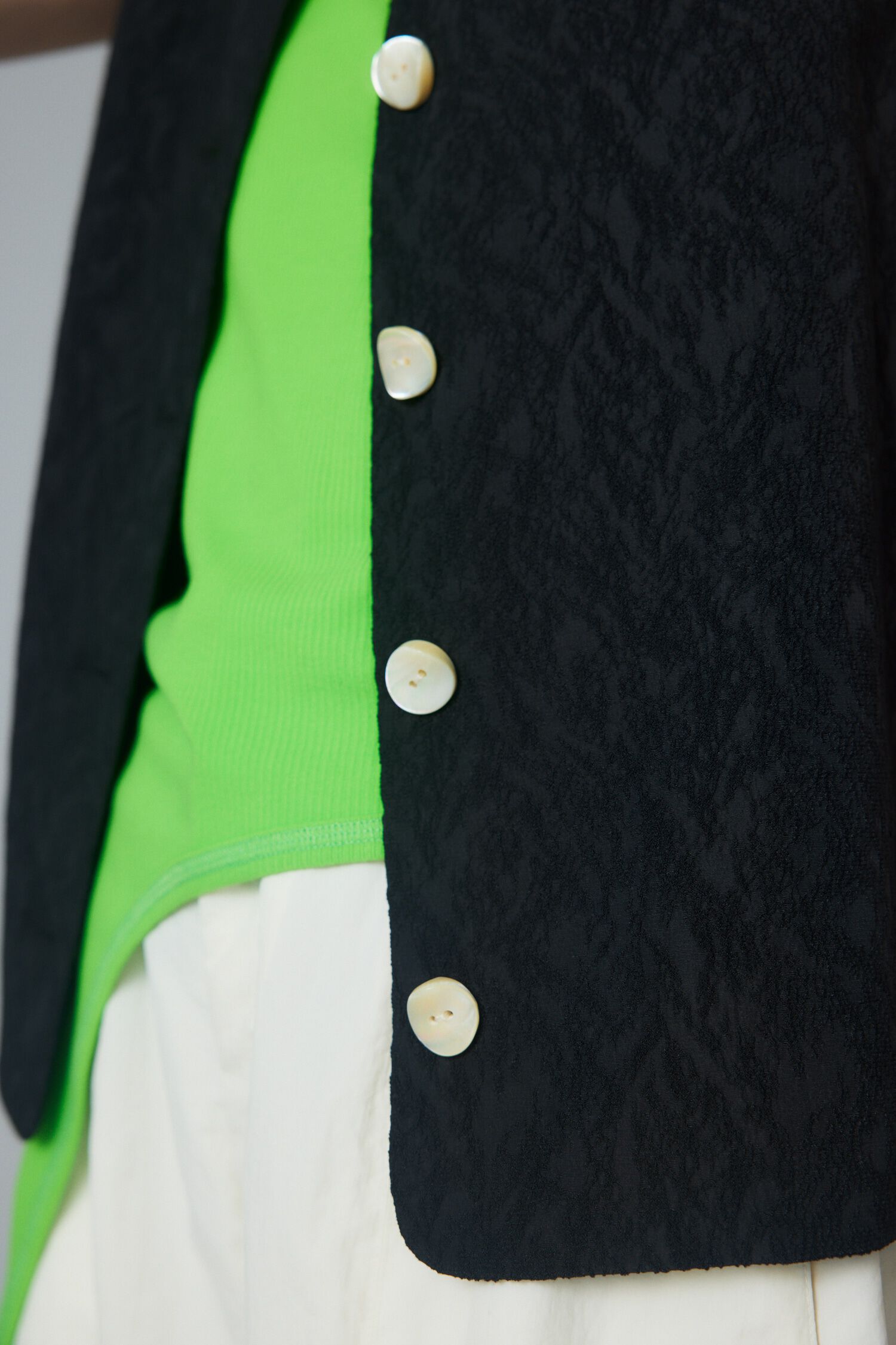 HeRIN.CYE「Jacquard vest」|ダウンベスト・ベスト|