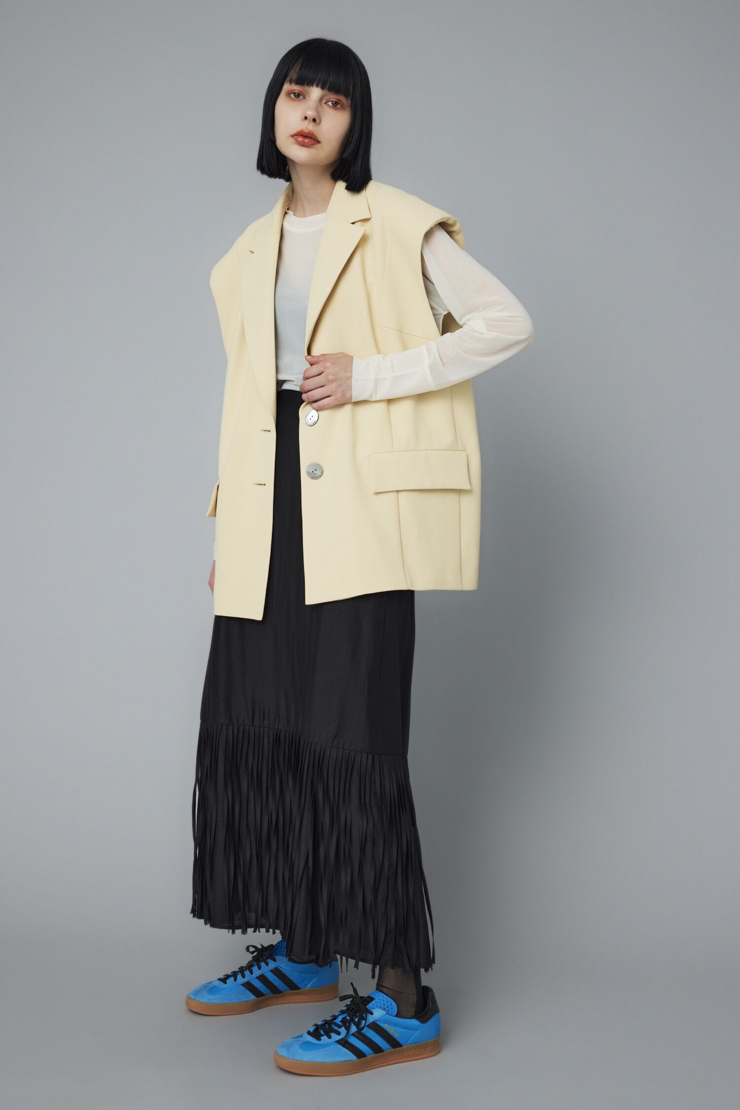 HeRIN.CYE「Over size vest」|ダウンベスト・ベスト|