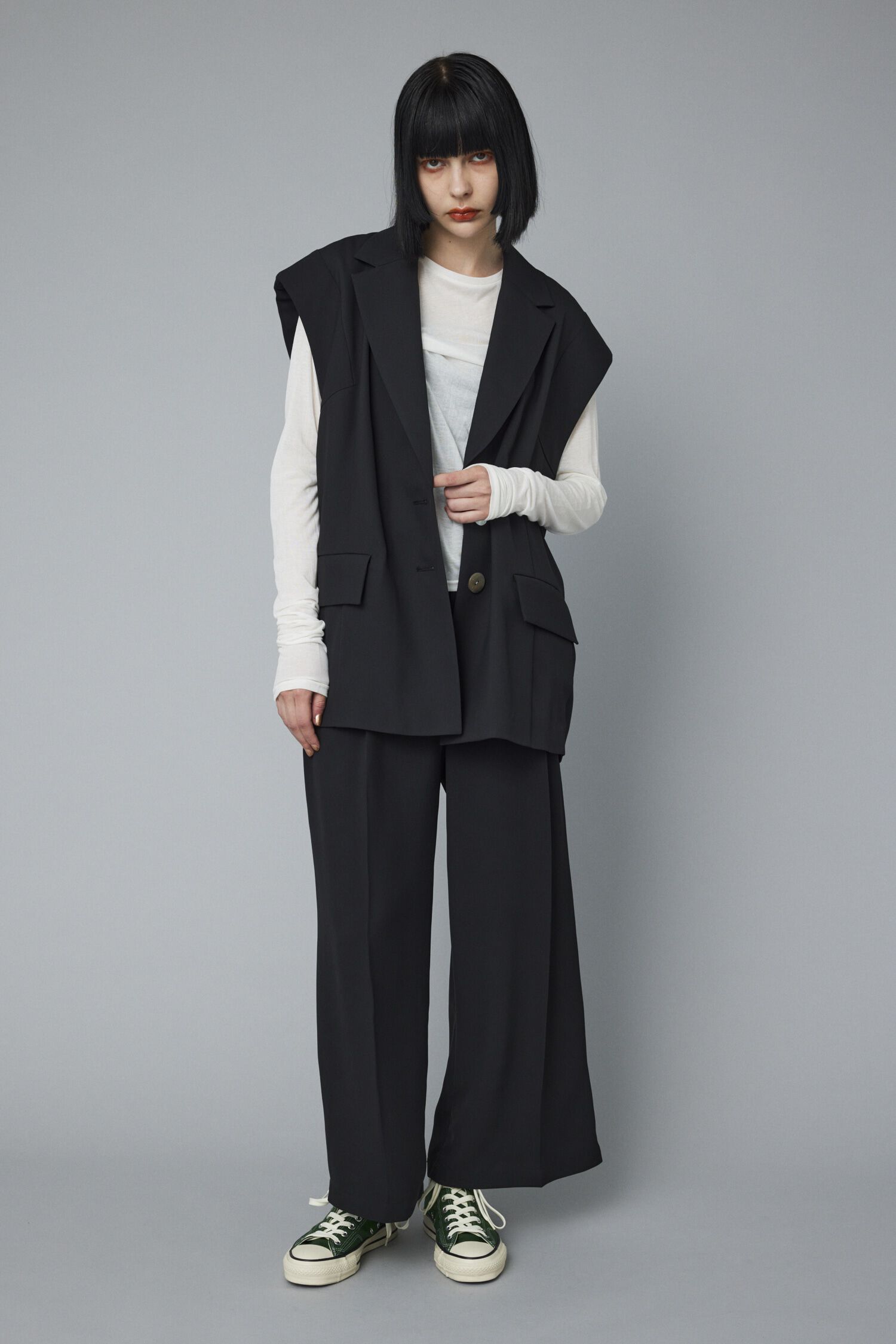 HeRIN.CYE「Over size vest」|ダウンベスト・ベスト|