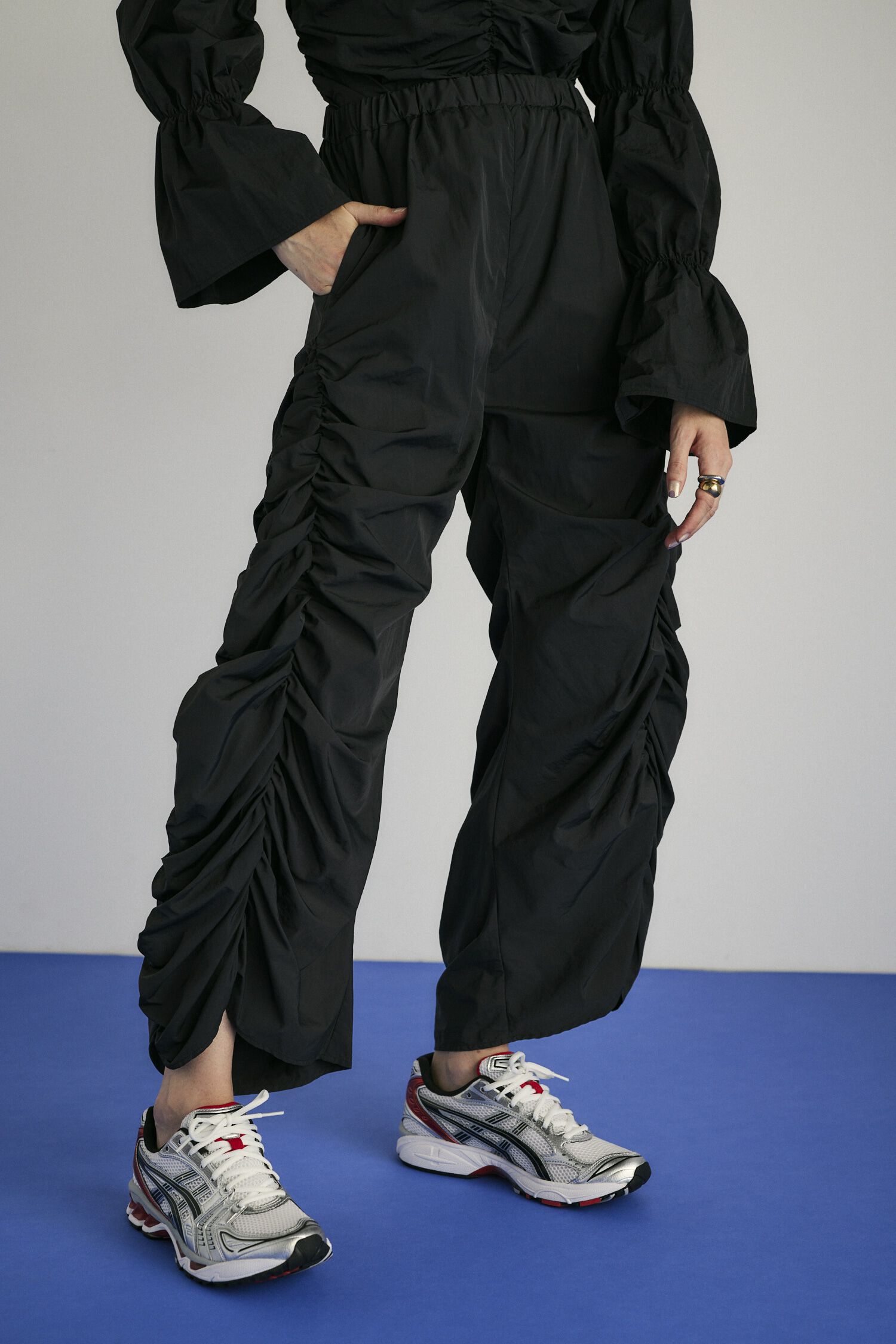 HeRIN.CYE「Side gather pants」|その他|