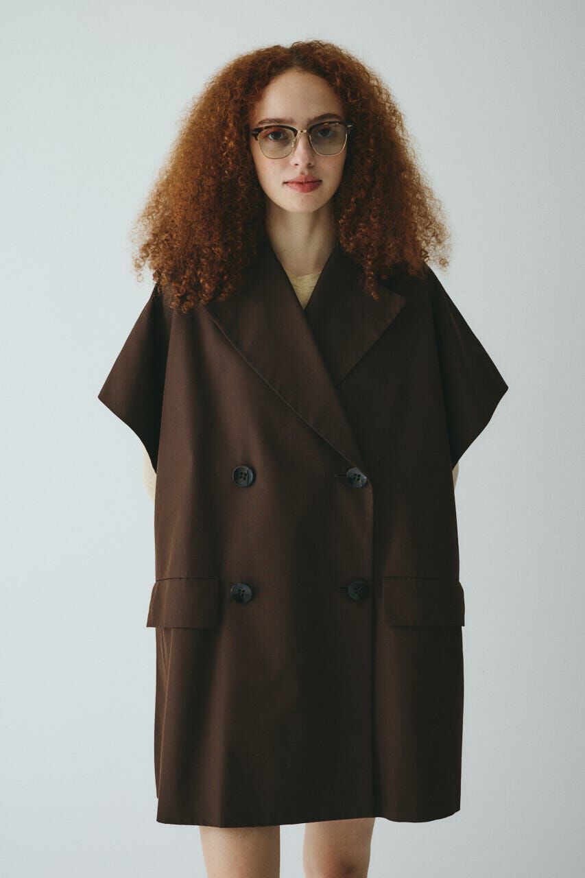 HeRIN.CYE「Over size gilet」|ダウンベスト・ベスト|BRN