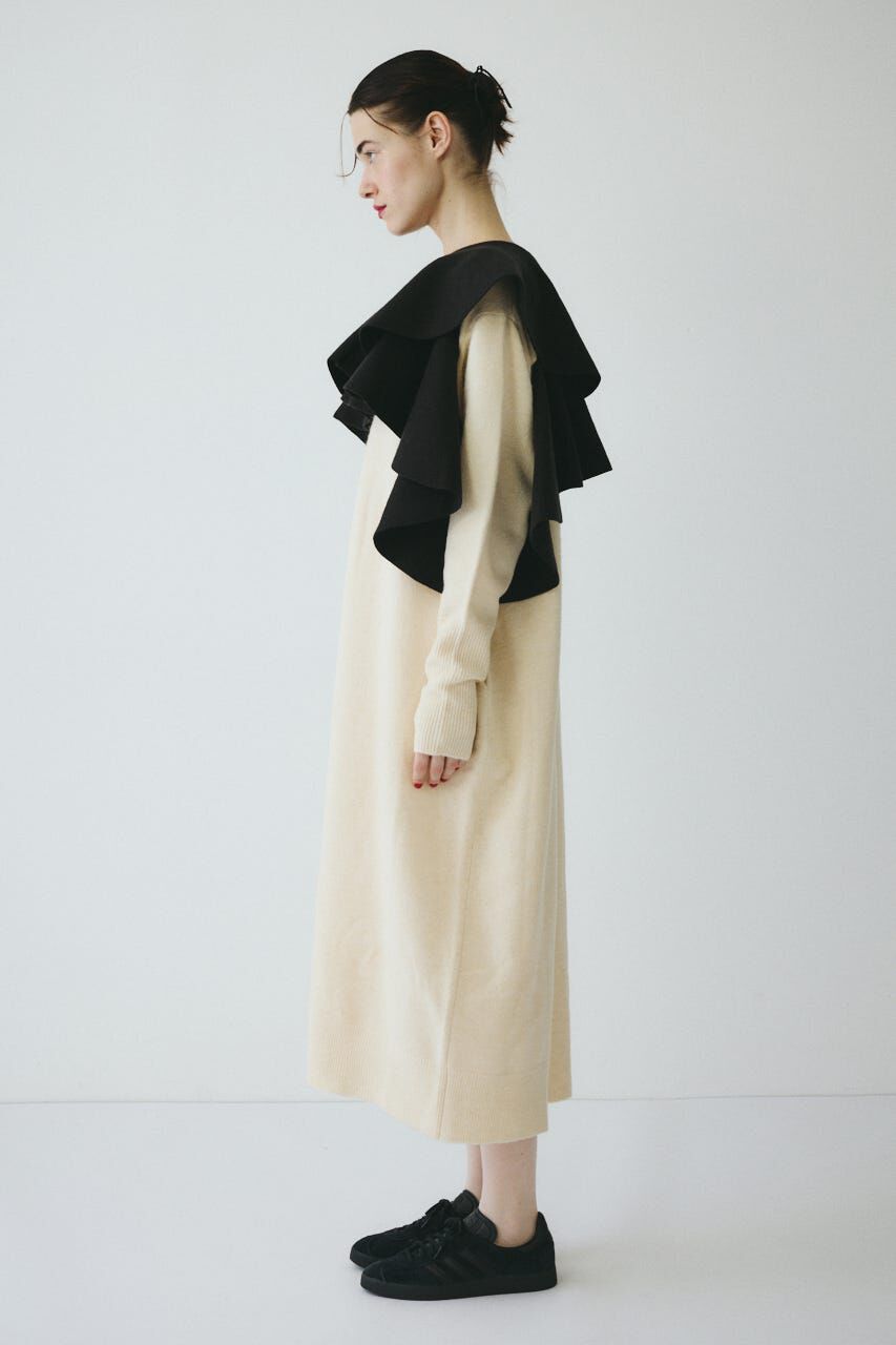 HeRIN.CYE「Ruffle knit dress」|ワンピース|