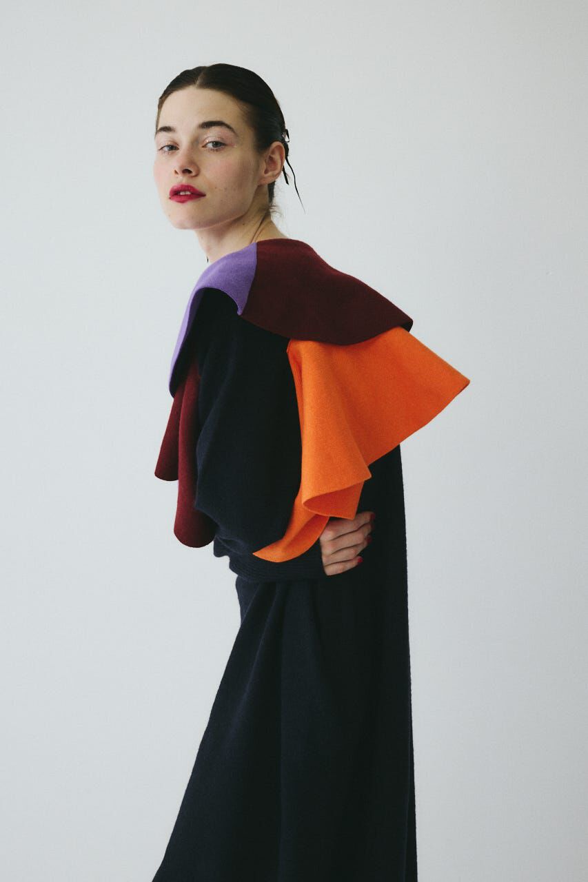 HeRIN.CYE「Ruffle knit dress」|ワンピース|