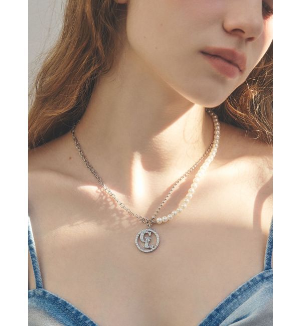 CALNAMUR「FAKE PARL&times;CHAIN NECKLACE/フェイクパール&times;チェーンネックレス」|その他|