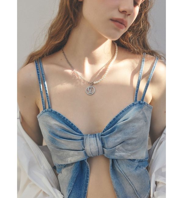 CALNAMUR「FAKE PARL&times;CHAIN NECKLACE/フェイクパール&times;チェーンネックレス」|その他|