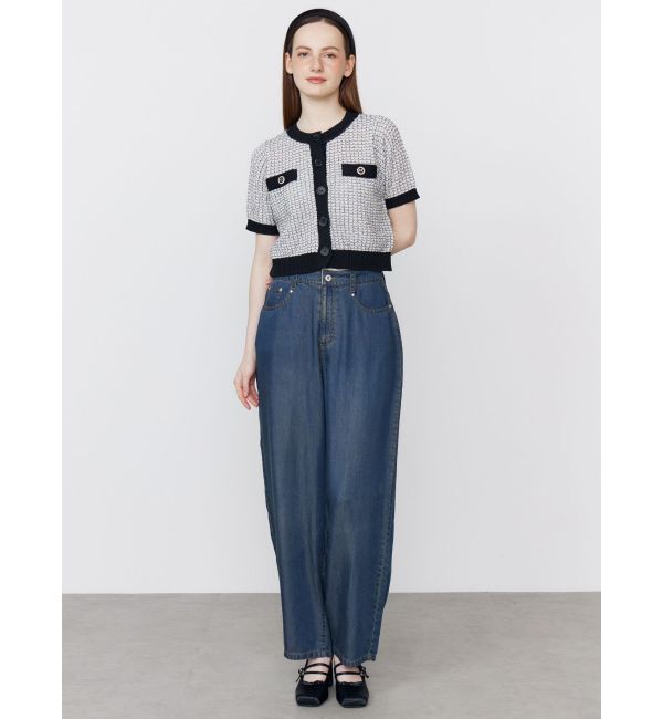 CALNAMUR「LAYERED LOOSE DENIM/レイヤードルーズデニム」|デニム|