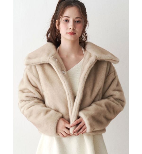 CALNAMUR「フェイクファーブルゾン」|ブルゾン・スタジャン|