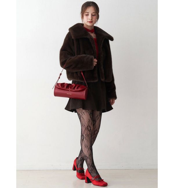 CALNAMUR「フェイクファーブルゾン」|ブルゾン・スタジャン|