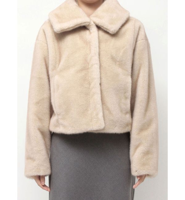 CALNAMUR「フェイクファーブルゾン」|ブルゾン・スタジャン|
