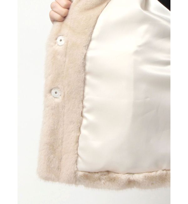 CALNAMUR「フェイクファーブルゾン」|ブルゾン・スタジャン|