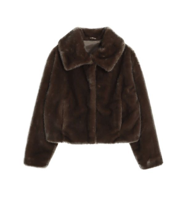 CALNAMUR「フェイクファーブルゾン」|ブルゾン・スタジャン|