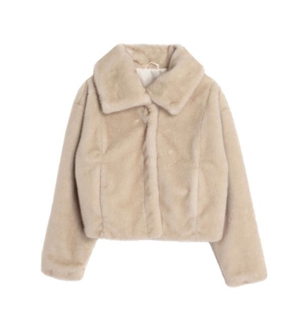 CALNAMUR「フェイクファーブルゾン」|ブルゾン・スタジャン|