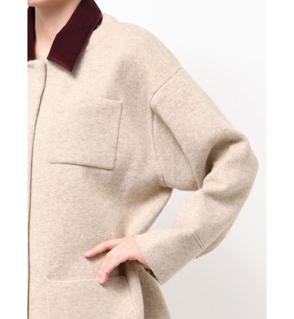 ELENDEEK「BICOLOR KNIT JK」|ブルゾン・スタジャン|