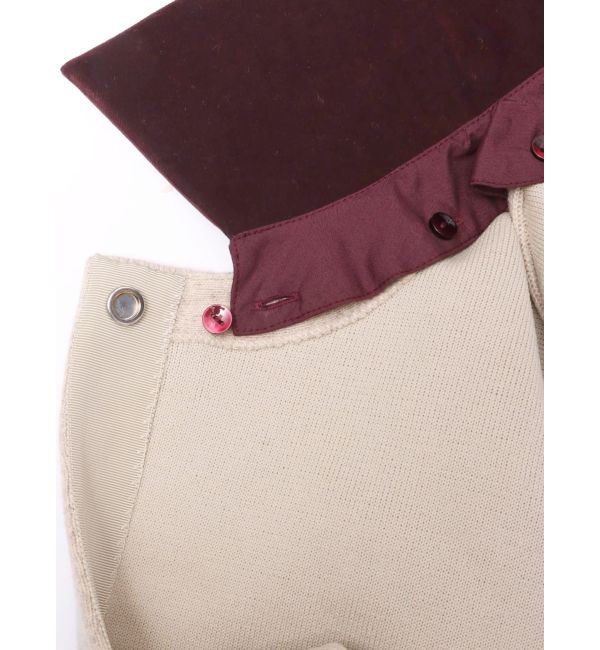 ELENDEEK「BICOLOR KNIT JK」|ブルゾン・スタジャン|