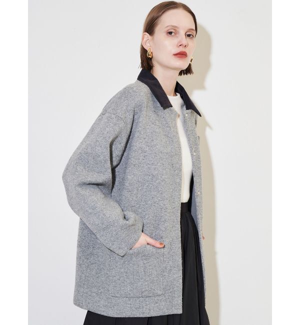 ELENDEEK「BICOLOR KNIT JK」|ブルゾン・スタジャン|