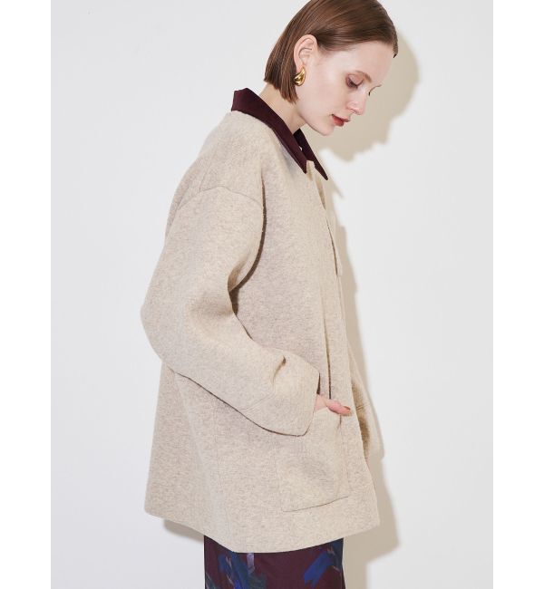 ELENDEEK「BICOLOR KNIT JK」|ブルゾン・スタジャン|