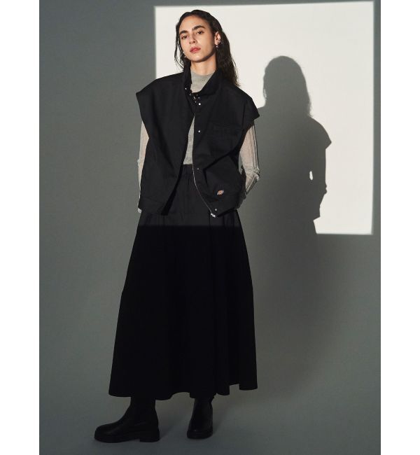 ELENDEEK「【Dickies&times;ELENDEEK】STAND ZIP VEST」|ダウンベスト・ベスト|