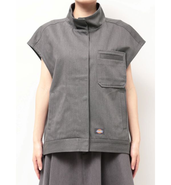 ELENDEEK「【Dickies&times;ELENDEEK】STAND ZIP VEST」|ダウンベスト・ベスト|