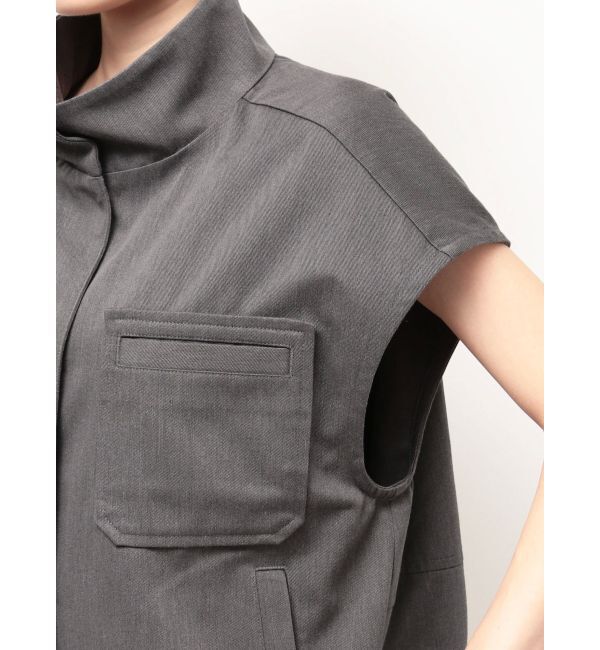 ELENDEEK「【Dickies&times;ELENDEEK】STAND ZIP VEST」|ダウンベスト・ベスト|