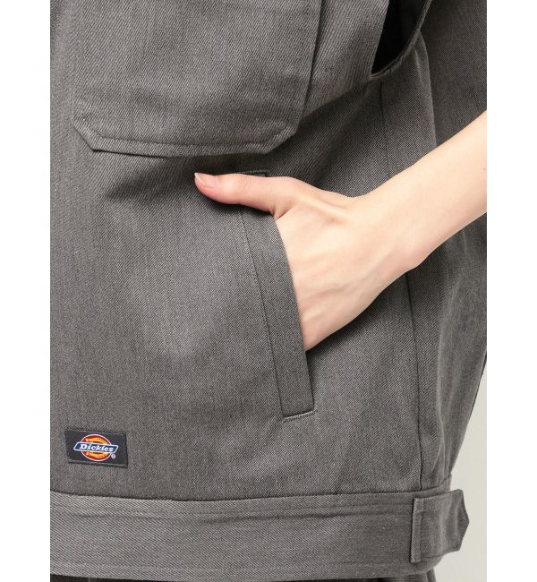 ELENDEEK「【Dickies&times;ELENDEEK】STAND ZIP VEST」|ダウンベスト・ベスト|