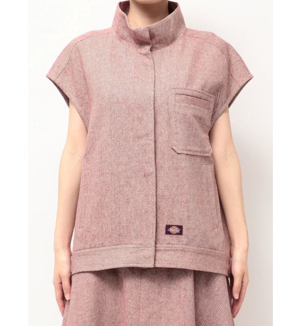 ELENDEEK「【Dickies&times;ELENDEEK】STAND ZIP VEST」|ダウンベスト・ベスト|