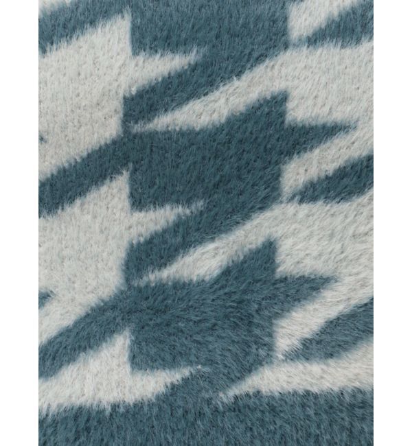 RESEXXY「ハウンドトゥースシャギーニットタンク【セットアップ着用可能】」|タンクトップ|