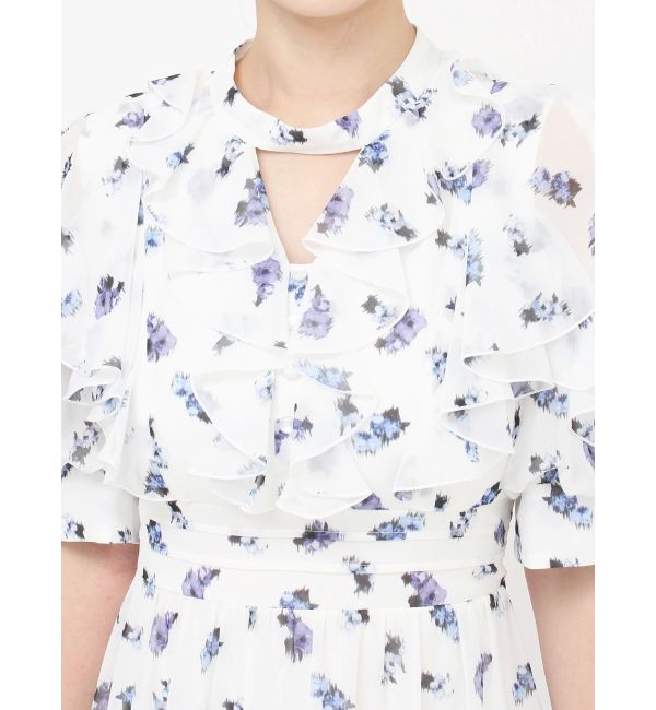 dazzlin「ラッフルリボンフラワーワンピース」|ワンピース|