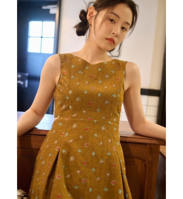 dazzlin「TOYジャカードカットアウトワンピース」|ワンピース|