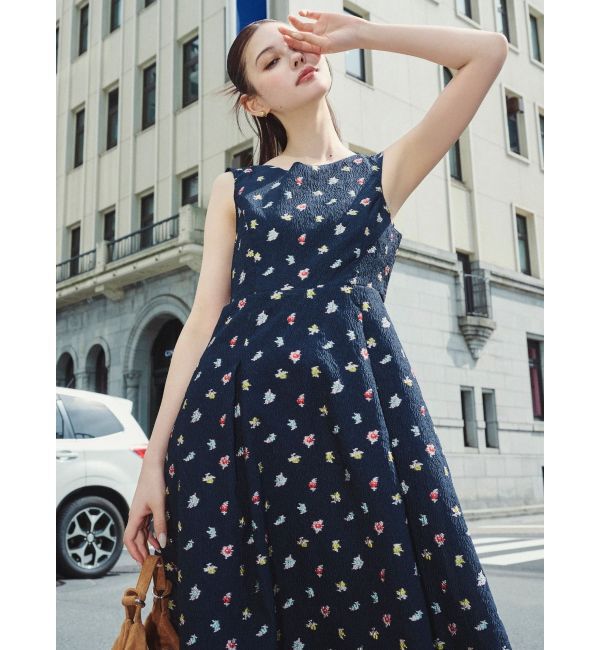 dazzlin「TOYジャカードカットアウトワンピース」|ワンピース|