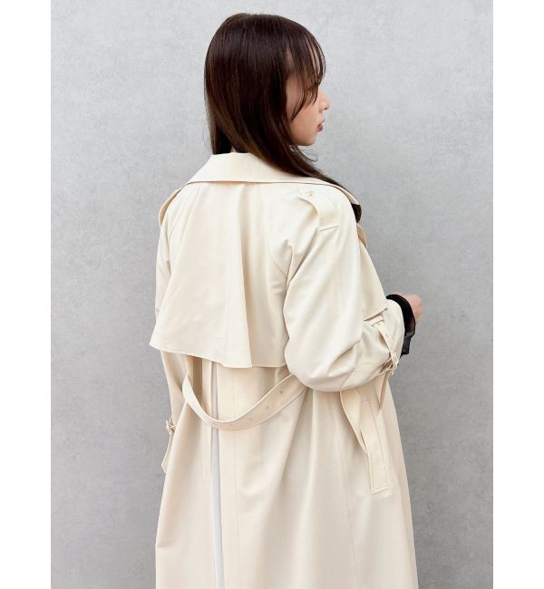dazzlin「バックプリーツトレンチコート」|トレンチコート|